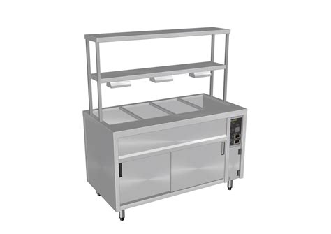Culinaire Bain Marie Hot Cupboard Island Tier Gantry Heat Lamps