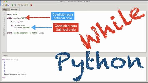 Uso B Sico De While En Python Youtube