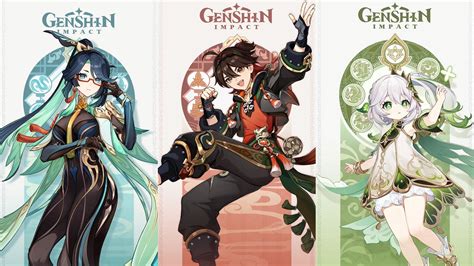 Genshin Impact Official Banners Xianyun Gaming Nahida And Rerun