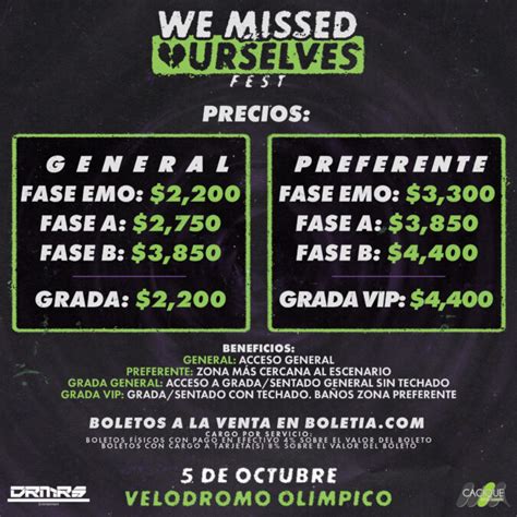 Toda La Info Para Tus Accesos Al We Missed Ourselves Fest Melodia