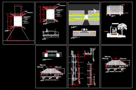 Reinforced Concrete Bridge In AutoCAD CAD Library