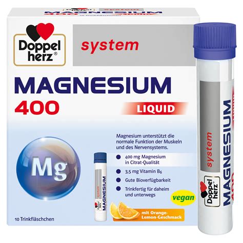 Doppelherz Magnesium Liquid System Trinkamp St Ck Medpex