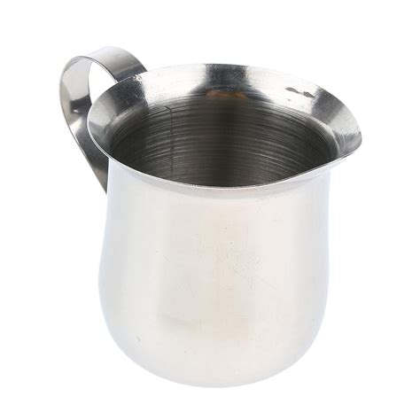stainless steel milk frothing creamer latte art jug  dripless