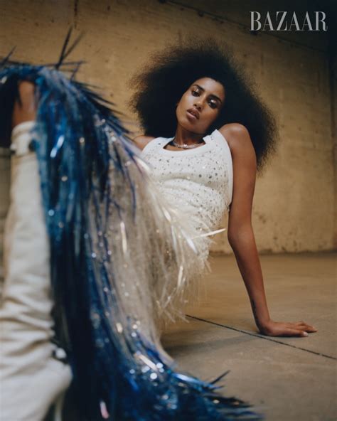 Imaan Hammam Graces The Pages Of Harpers Bazaar Us Harpers Bazaar