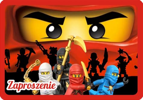 Zaproszenia Urodzinowe Dla Dzieci Lego Ninjago Por Wnaj Ceny Allegro Pl