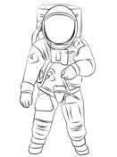 37 Apollo Man On The Moon Coloring Book JothShanan