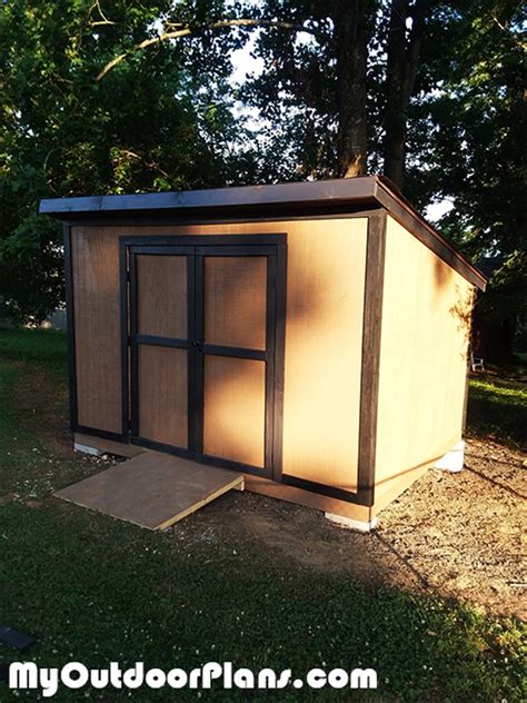 Diy Lean To Shed 10x12 Myoutdoorplans