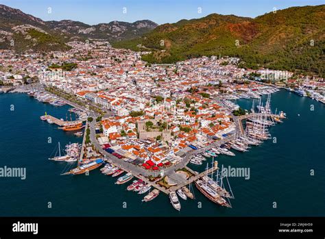 Aerial View Of Marmaris In Mugla Province Stock Photo Alamy