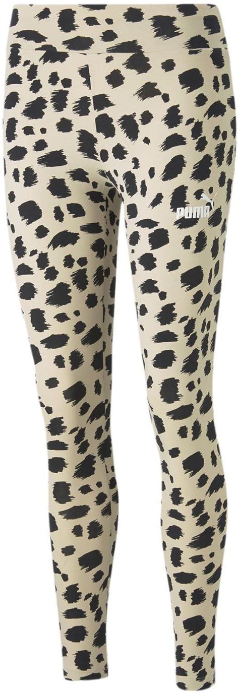 Legginsy damskie Puma ESS Animal AOP beżowe 67368988 Ceny i opinie