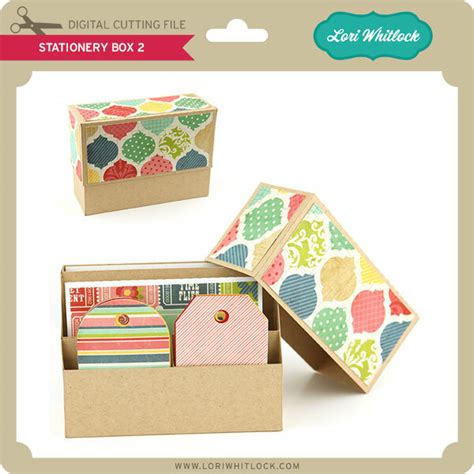 Fall Stationery Box Tutorial Lori Whitlock