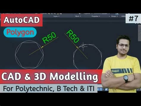 Autocad Polygon Draw Toolbar Autocad Tutorials For Beginners In