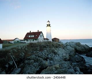 Portland Maine Lighthouse Stock Photo 2406448 | Shutterstock