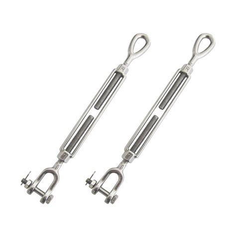 Pcs Stainless Steel Turnbuckles Eye And Jaw Toolots