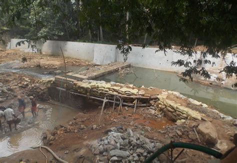 Gabion Check Dam For Killi Rivertrivandrum Maccaferri India