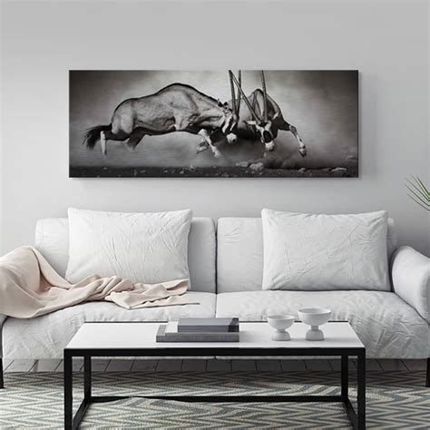 Tableau En Alu Dibond Le Duel Panorama Wall Art Fr