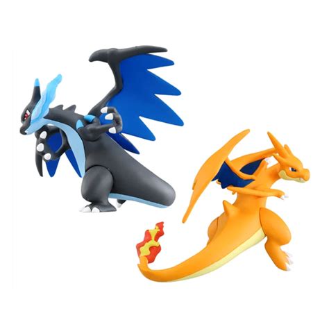 Takara Tomy Pokemon Anime Figures Mega Evolution Charizard X Mega