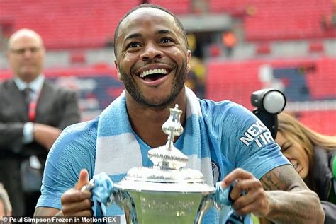 Pep Guardiola Coaches Raheem Sterling Minutes After He Netted Brace Daily Mail Online