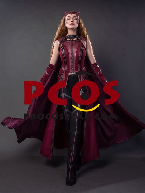 Ready To Ship Wandavision Scarlet Witch Wanda Finale Cosplay Costume