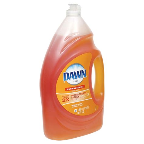 Dawn Ultra Antibacterial Hand Soap Dishwashing Liquid Orange Oz