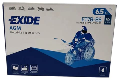 Akumulator EXIDE ET7B BS YT7B BS Akumulatory Moto