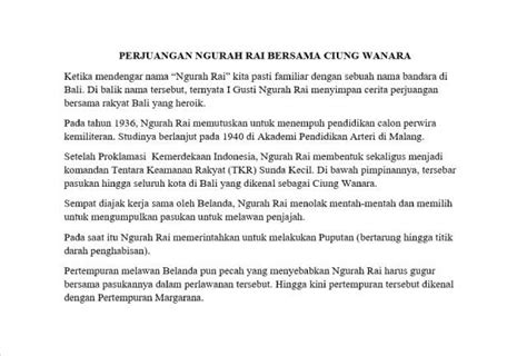 5 Cerpen Tentang Pahlawan Singkat Dan Menarik Untuk Tugas Sekolah