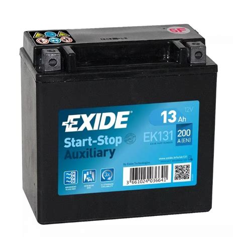 Batería de coche Exide Auxiliar EK131