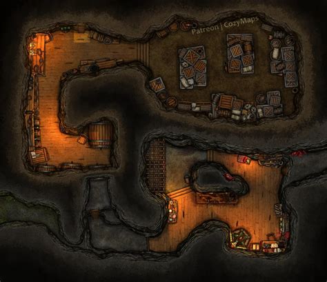 Totally Normal Cellar 22x19 Art Battlemap Roll20 In 2021 Dnd