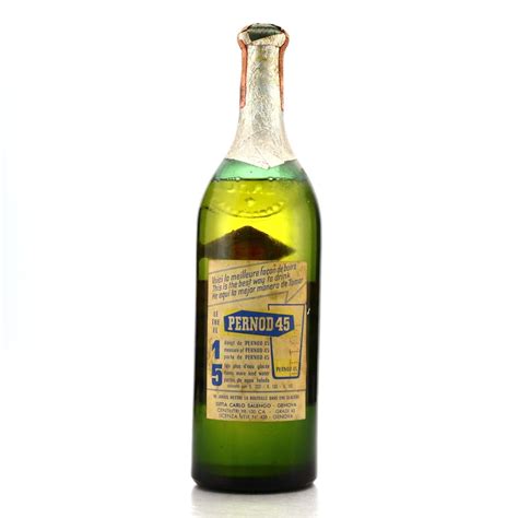 Pernod 45 Liqueur 1 Litre 1970s Whisky Auctioneer