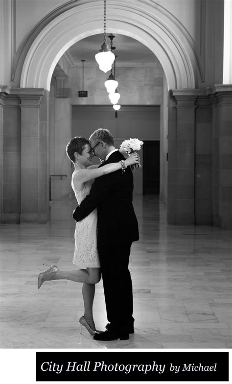 Affordable LGBTQ Wedding Photography On Fourth Floor Same Sex Wedding Photography At SF City