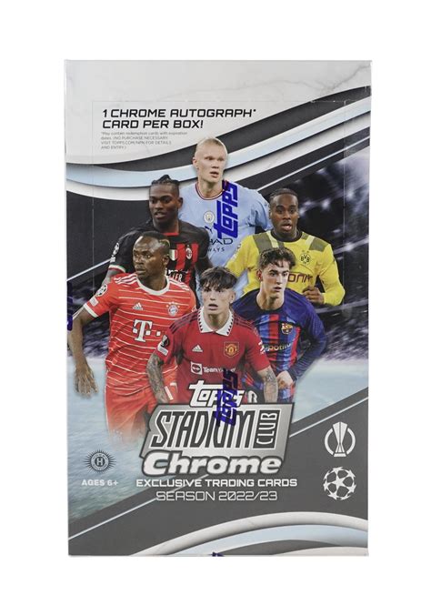 2022 23 Topps Stadium Club Chrome UEFA Club Competitions Soccer Hobby