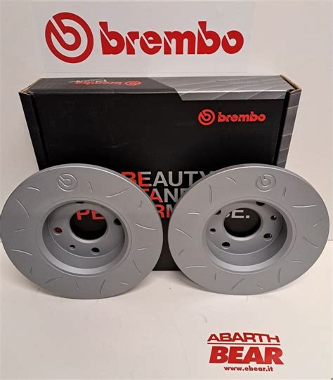 DISCHI FRENO POSTERIORI BREMBO SPORT FIAT 500 595 ABARTH 1 4 T Ebear