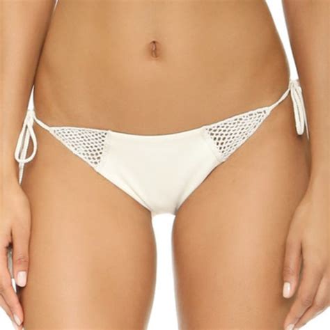 Eberjey Swim Eberjey Sacred Stitch Dune String Bikini Bottoms