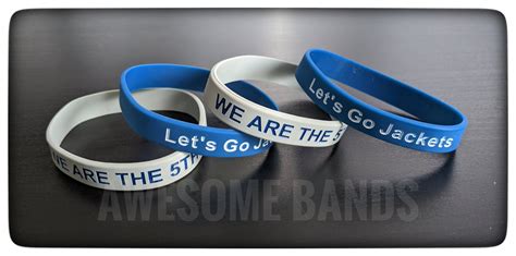 Columbus Blue Jackets Nhl Silicone Wristband Set Awesome Bands