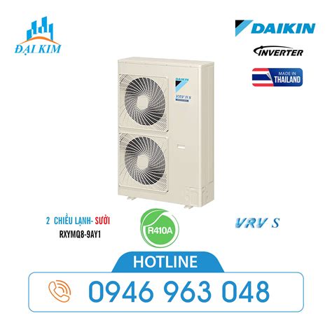 Dàn Nóng VRV IVS Daikin RXYMQ9AY1 9HP 2 chiều Đại kim