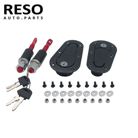 Reso Pasador Universal De Cap De Coche De Carreras Kit De Bloqueo De