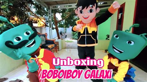 Unboxing Kostum Boboiboy Baru Badut Adu Du Bago Go Salah Buka Kostum