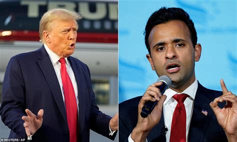 Trump Is Open To Vivek Ramaswamy Being His VP Pick Daily Mail Online