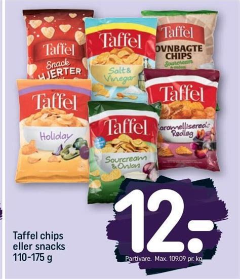 Taffel Chips Eller Snacks G Tilbud Hos Rema