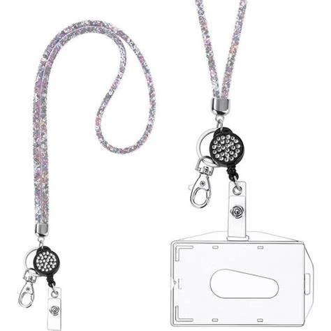 Vicloon Lani Re Collier En Cristal Porte Cl S Bling Porte Badges