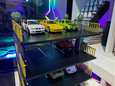 Archivo 3D Aparcamiento Modular Hot Wheels Escala 1 64 Modelo Para Descargar Y Imprimir En