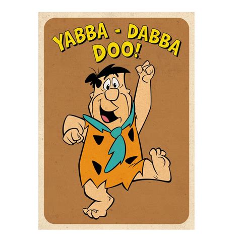 The Flintstones Yabba Dabba Doo Card Wb015 Character Brands