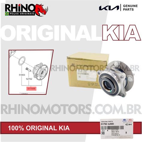 517503J000 Cubo Roda Dianteira Hyundai Santa Fe Vera Cruz Kia