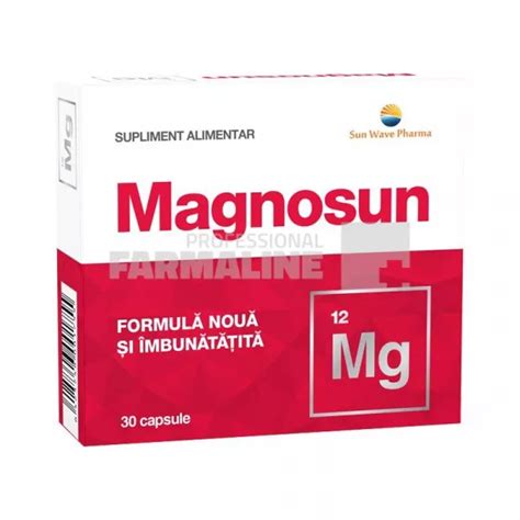 Magnosun 30 Capsule La Pret Mic Pfarma Ro