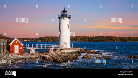 Maritime safety historic building new castle new hampshire usa hi-res ...