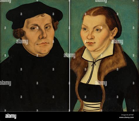 Lucas Cranach DÄ Doppelporträt Martin Luther U Katharina Bora