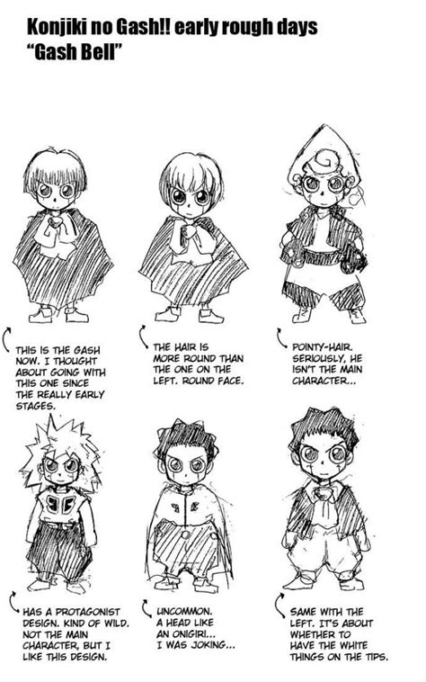 Zatch Bell Concept Arts From Makoto Raiku Zatch Bell Amino