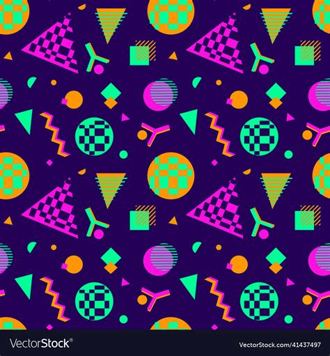 90s Neon Patterns