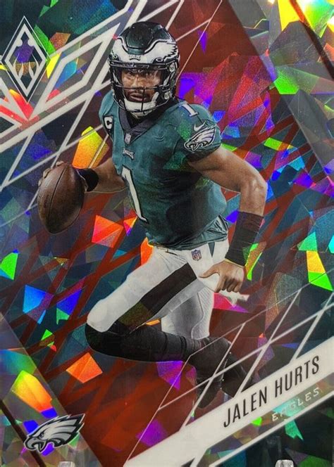 Jalen Hurts Phoenix Fire Ice Lazer Price Guide Sports Card