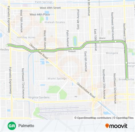 Ruta Green Horarios Paradas Y Mapas Northbound Actualizado