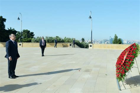 President Of Albania Visits Alley Of Martyrs